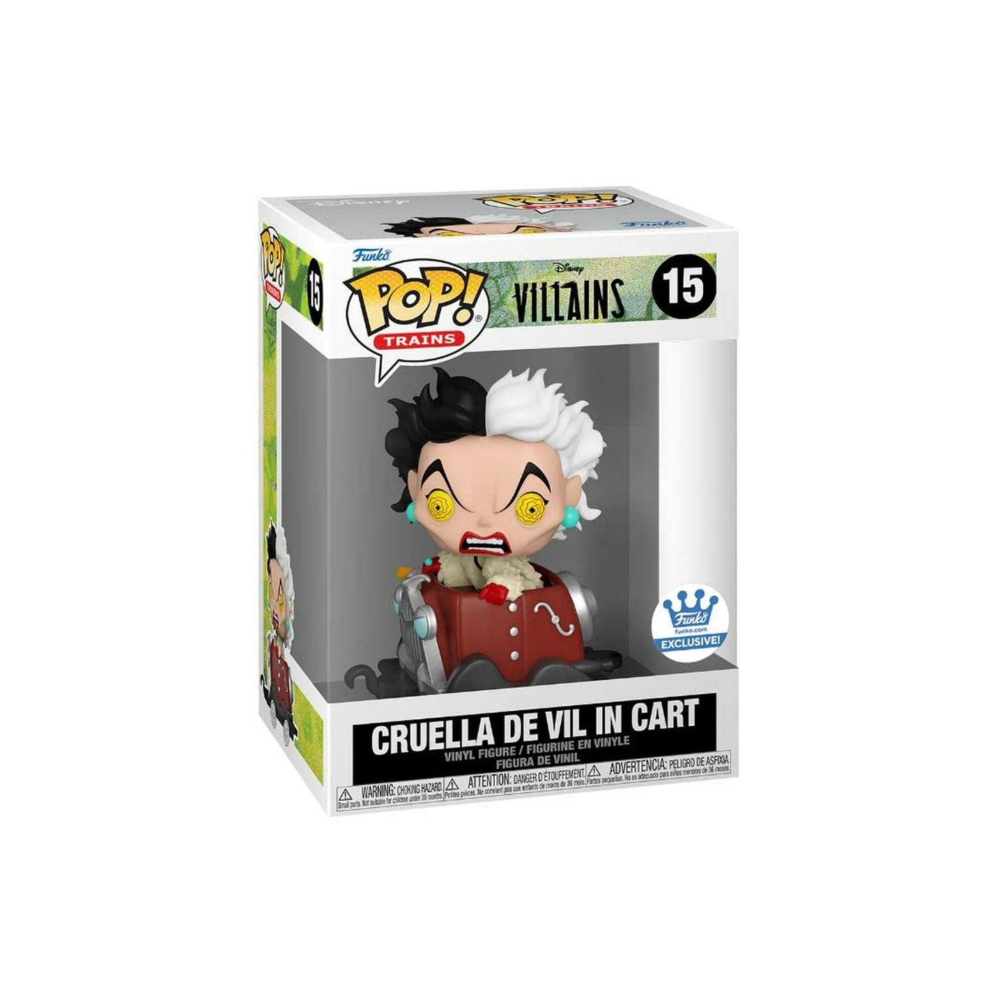 Funko POP! Disney: Disney Villains Trains - Cruella de Vil in Cart #15