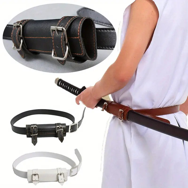 PU Leather Katana Sword Belt