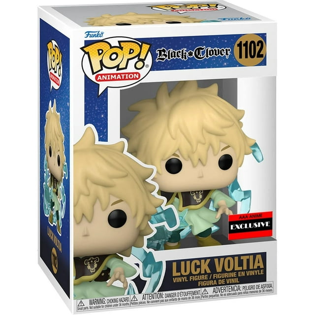 Funko POP! Animation: Black Clover - Luck Voltia #1102 (Funko Special Edition)