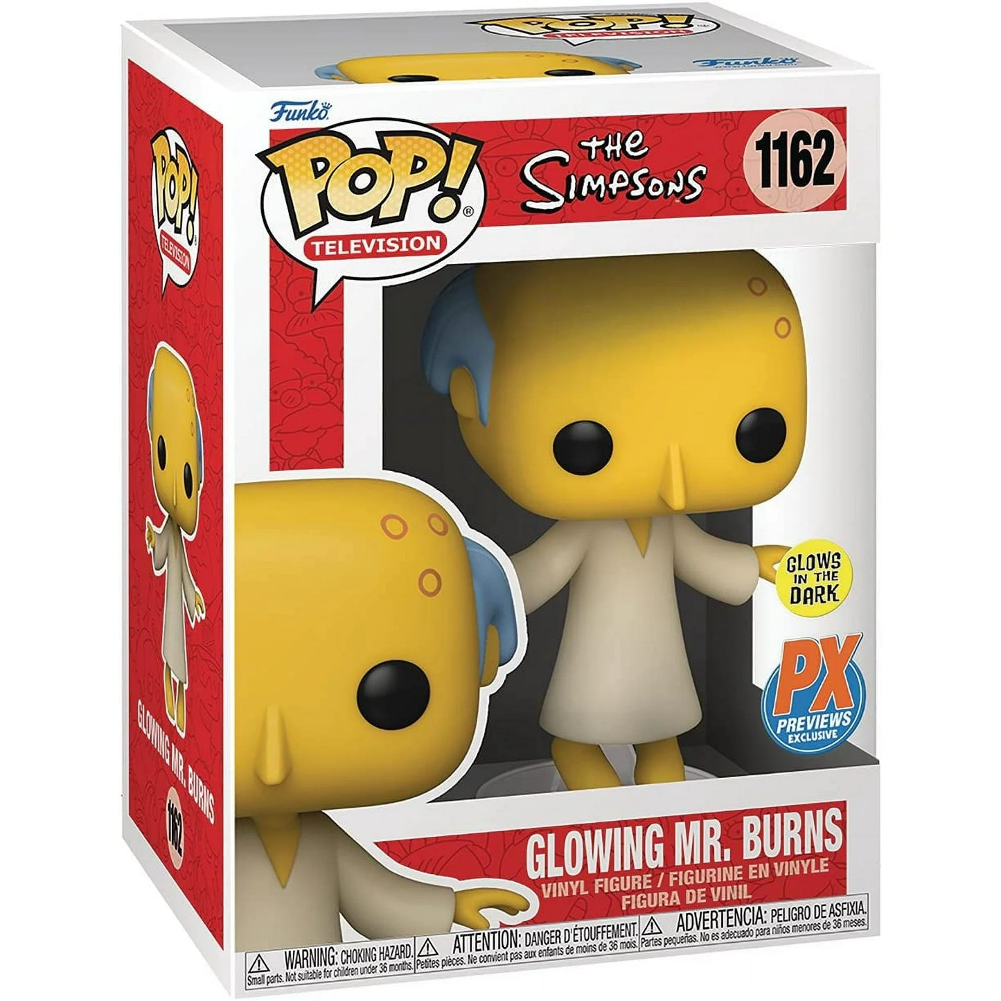 Funko Pop! Animation: The Simpsons Glowing Mr. Burns #1162