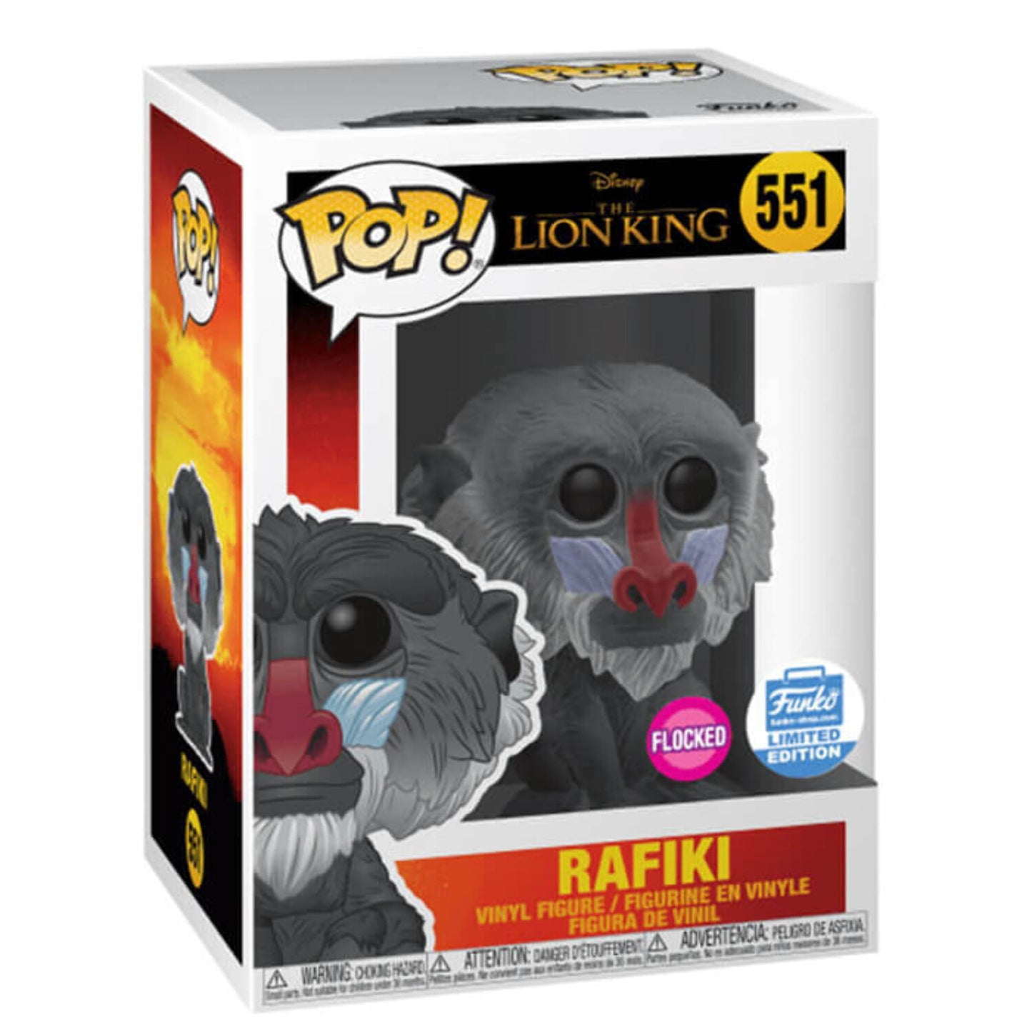 Funko POP! Disney: The Lion King - Rafiki (Flocked) #551