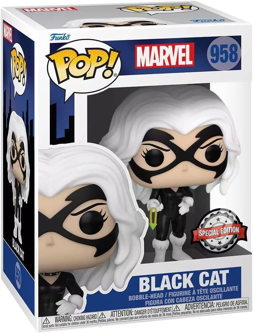 Funko POP! Marvel: Animated Spider-Man Black Cat Exclusive