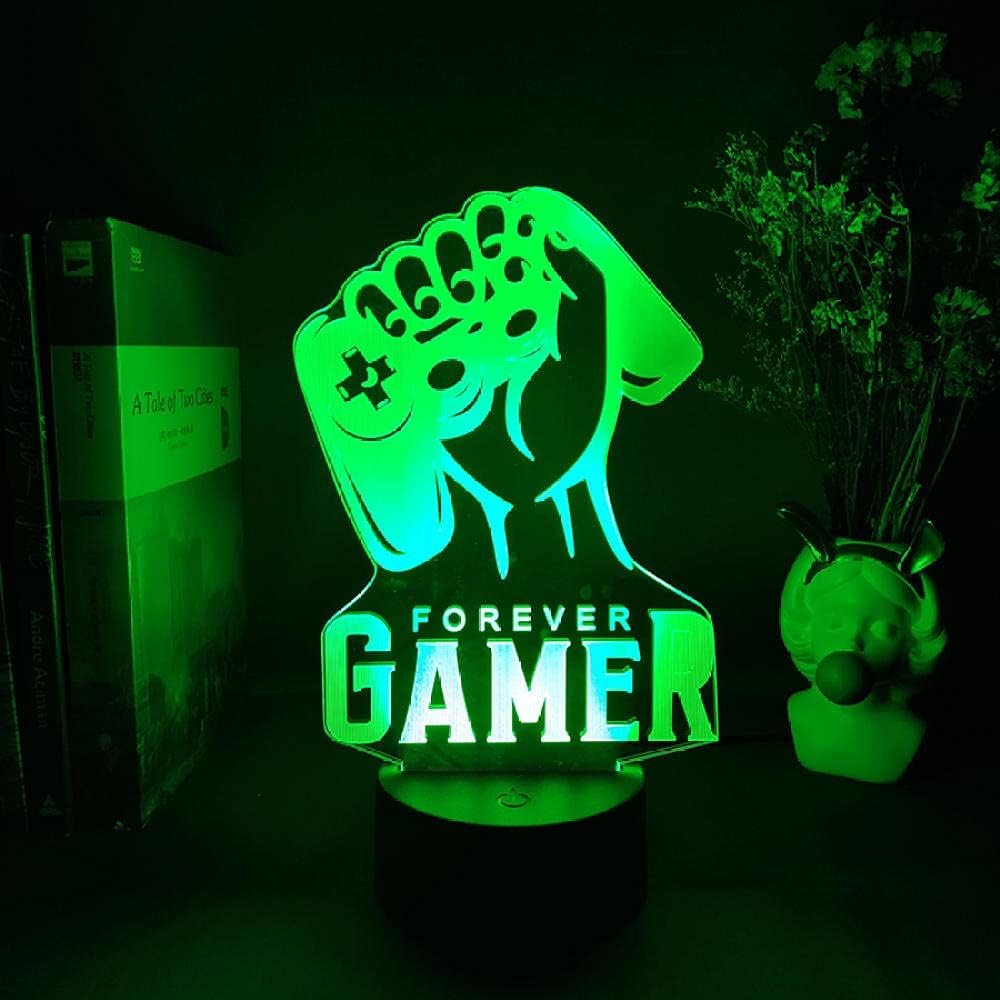 Gamer Forever 3D Desk Light