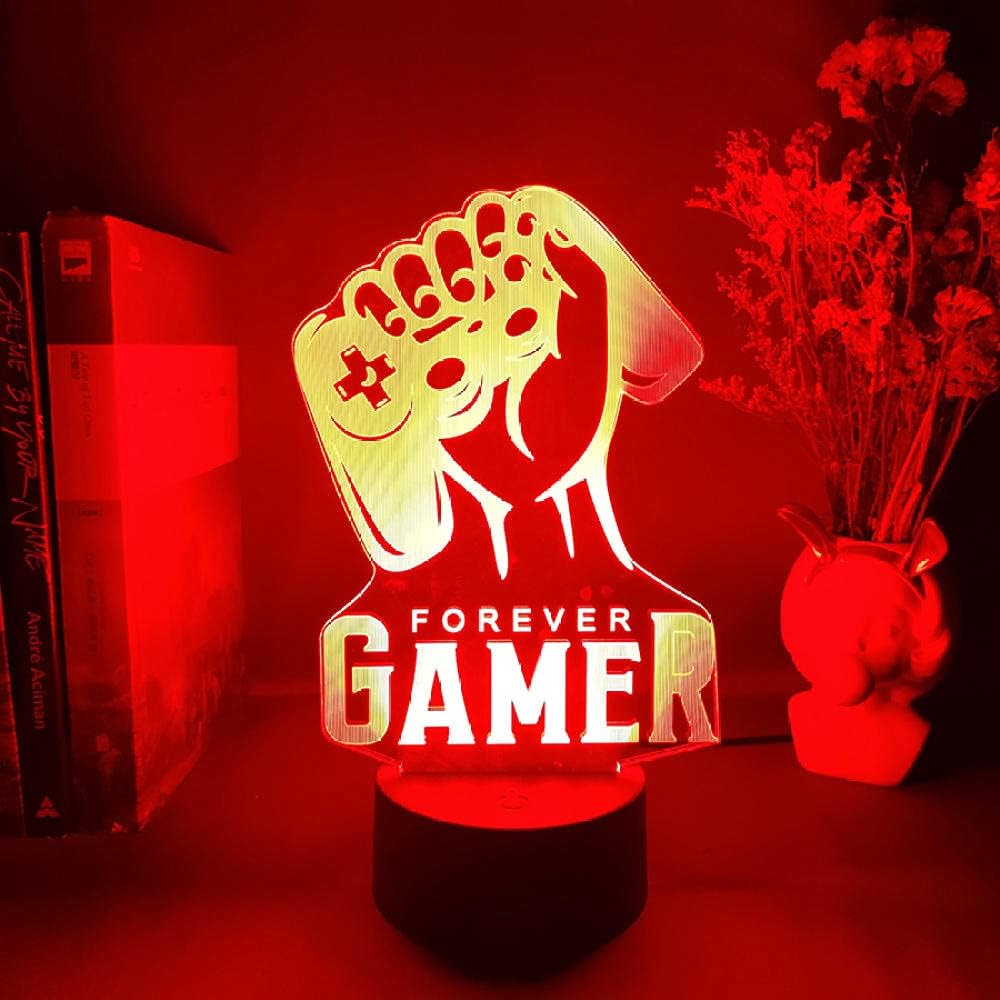 Gamer Forever 3D Desk Light