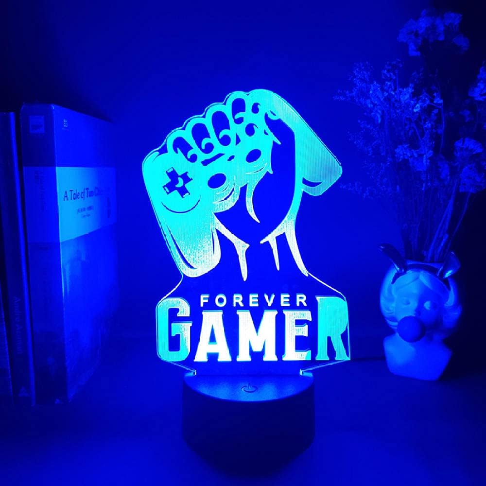 Gamer Forever 3D Desk Light