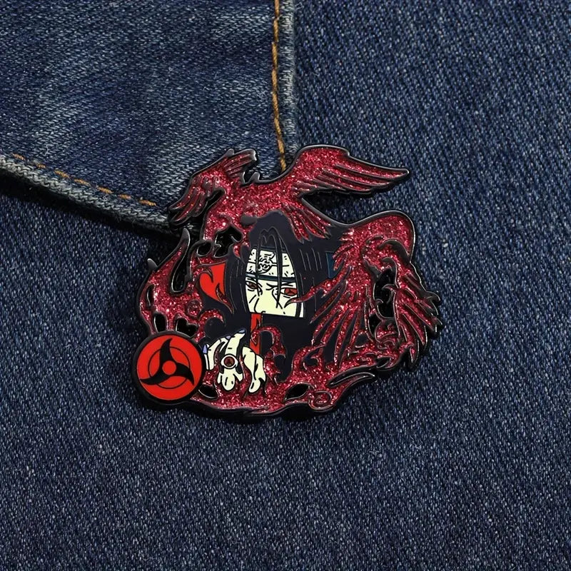 Itachi Uchiha (Glitter) Enamel Pin