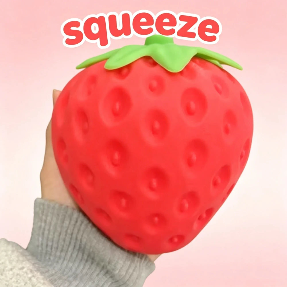 Super Jumbo Strawberry Stress Relief Toy