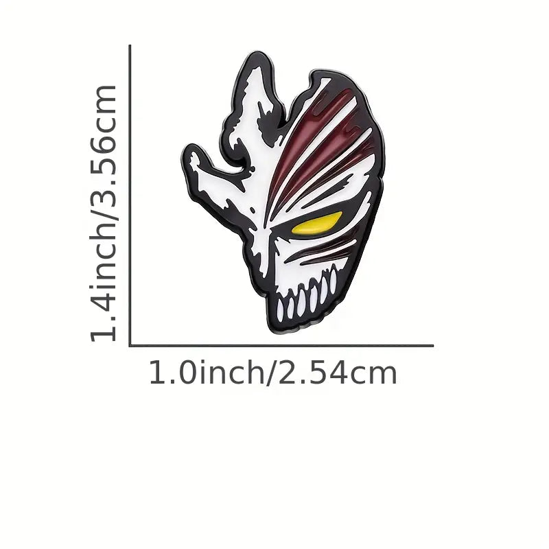 Ichigo Kurosaki Mask Enamel Pin