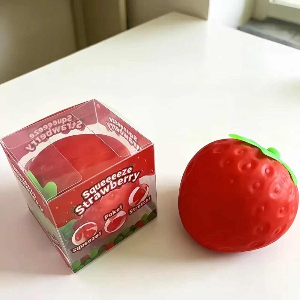 Super Jumbo Strawberry Stress Relief Toy