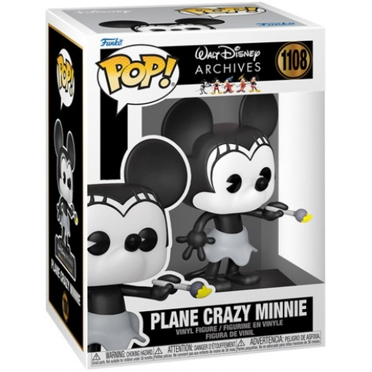 Funko POP! Disney: Minnie Mouse - Plane Crazy Minnie (1928) #1108