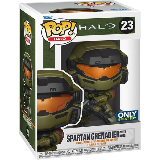 Funko Pop! Halo Infinite: Spartan Grenadier with HMG #23 (Exclusive)