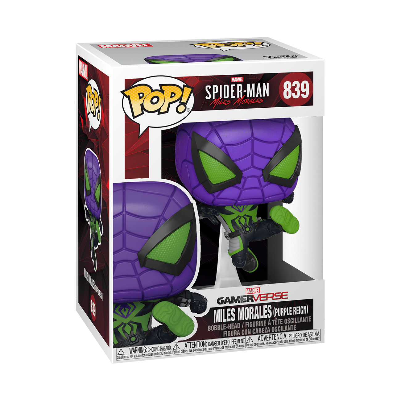 Funko POP! Games: Spider-Man - Miles Morales - Miles in Purple Reign Suit