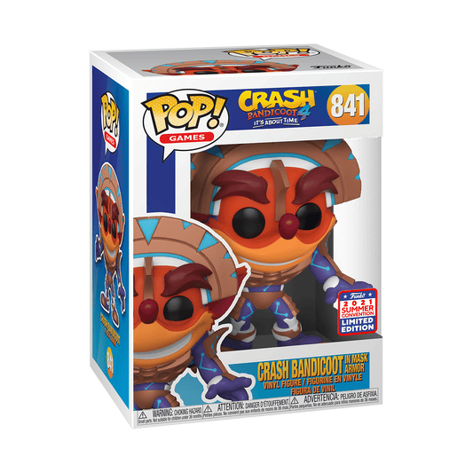 Funko POP! Games: Crash Bandicoot - Crash in Mask Armor #841