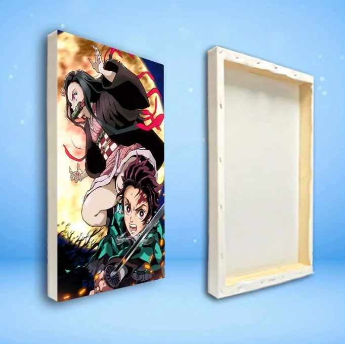 Tanjiro Nezuko Canvas Wall Art