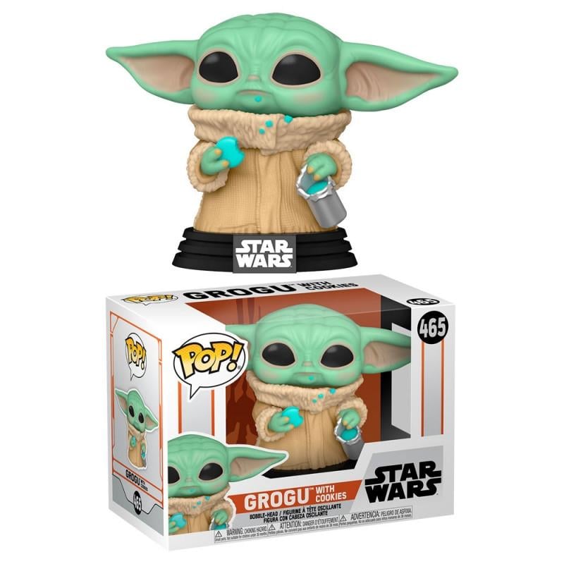 Funko POP! Star Wars: Mandalorian Child with Cookie #465