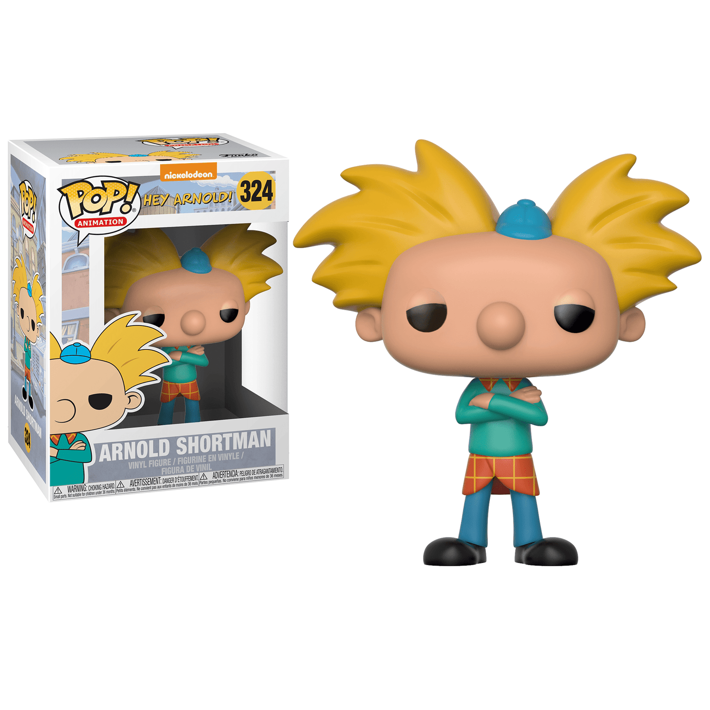 Funko POP! Animation: Hey Arnold - Arnold Shortman #324