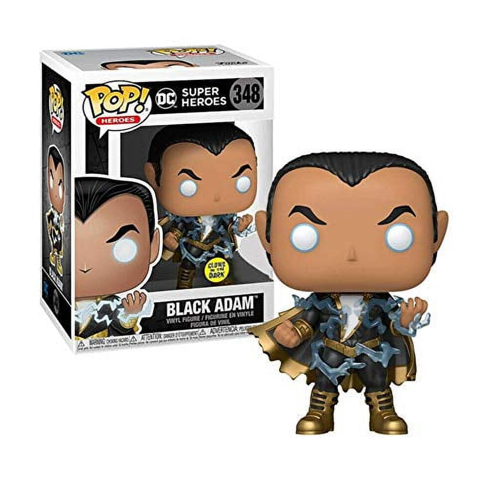 Funko POP! DC Heroes Pop! Black Adam (Glow-in-The-Dark) #348