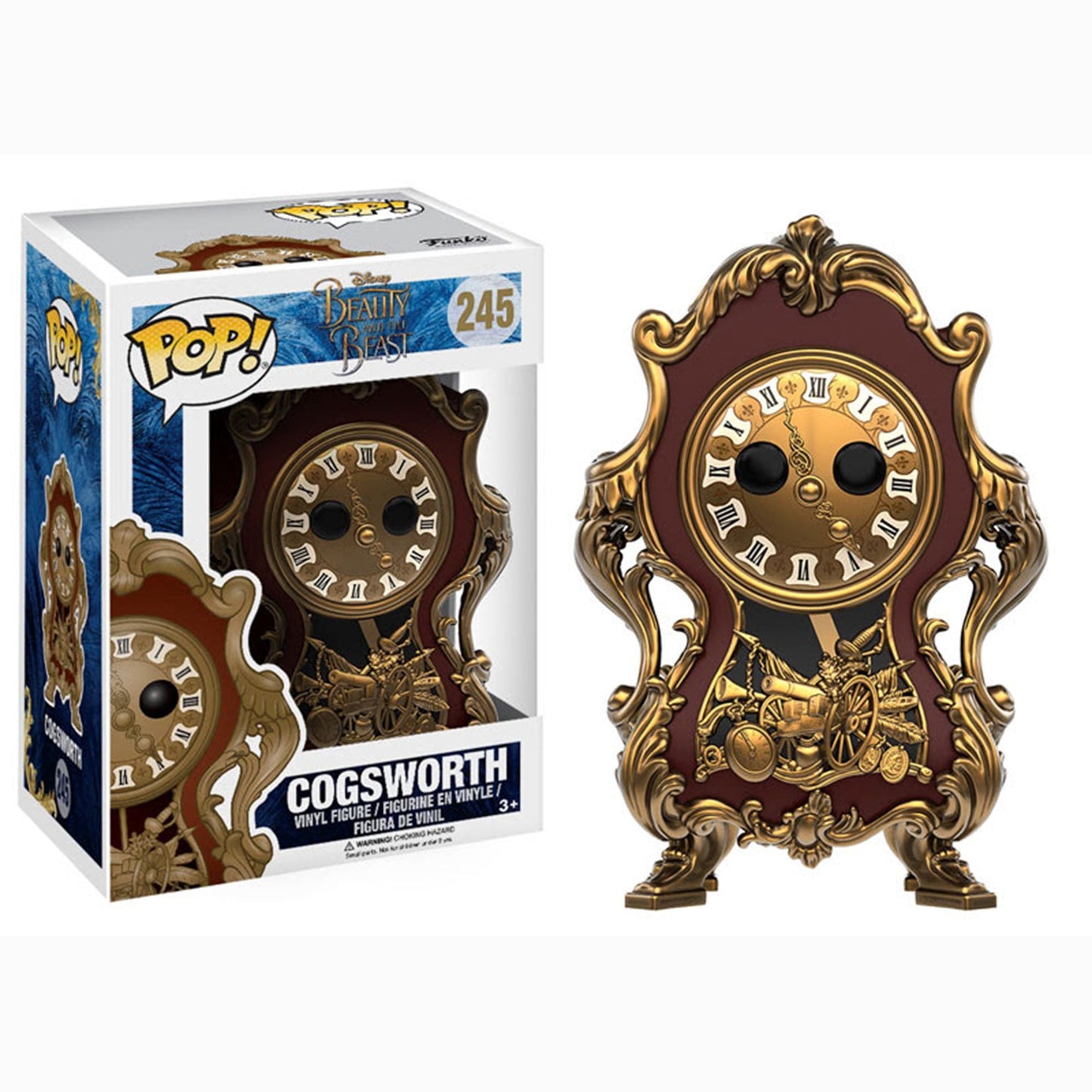 Funko POP! Disney: Beauty and the Beast - Cogsworth #245