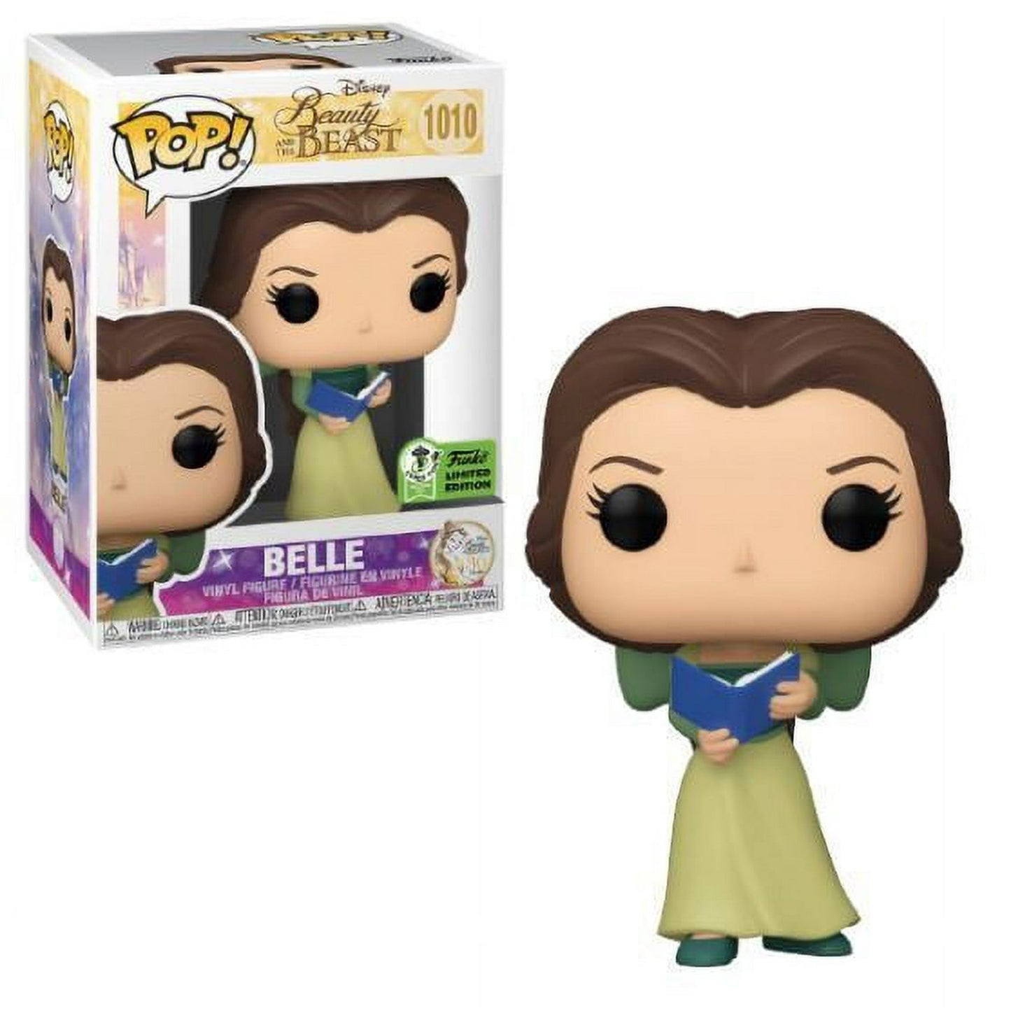 Funko POP! Disney: Beauty and the Beast - Belle in Green Dress with Book #1010