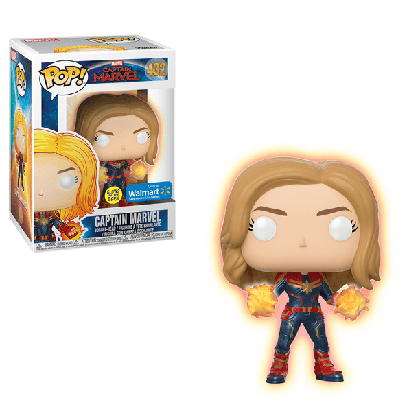 Funko POP! Marvel Captain Marvel - Glowing Hands (Glow-in-the-dark)