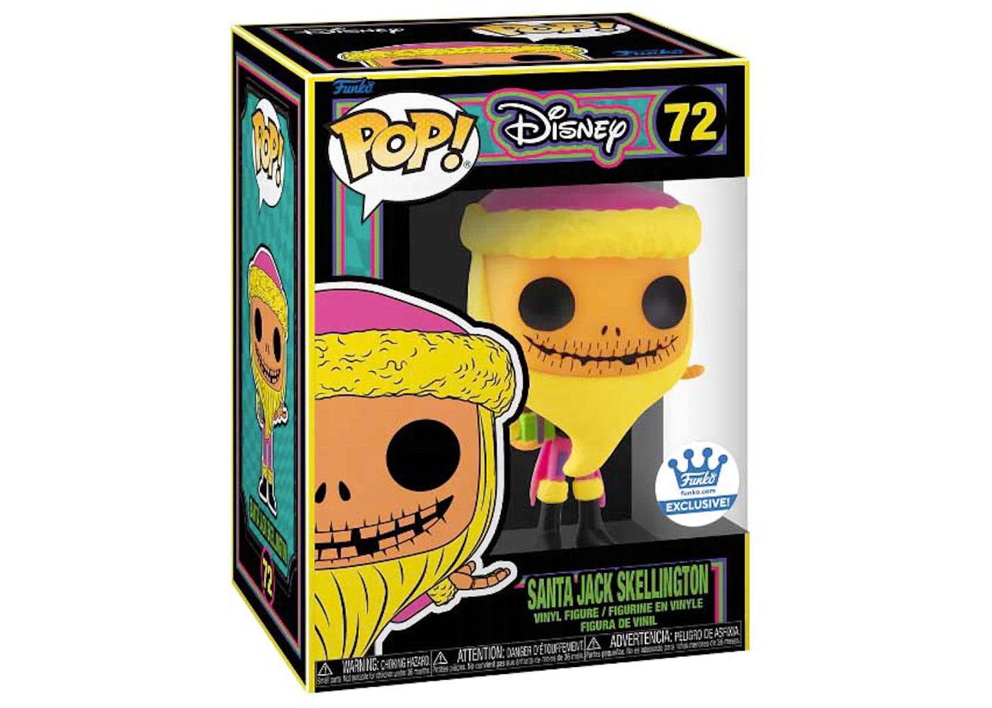 Funko POP! Disney: Santa Jack Skellington (Blacklight) #72