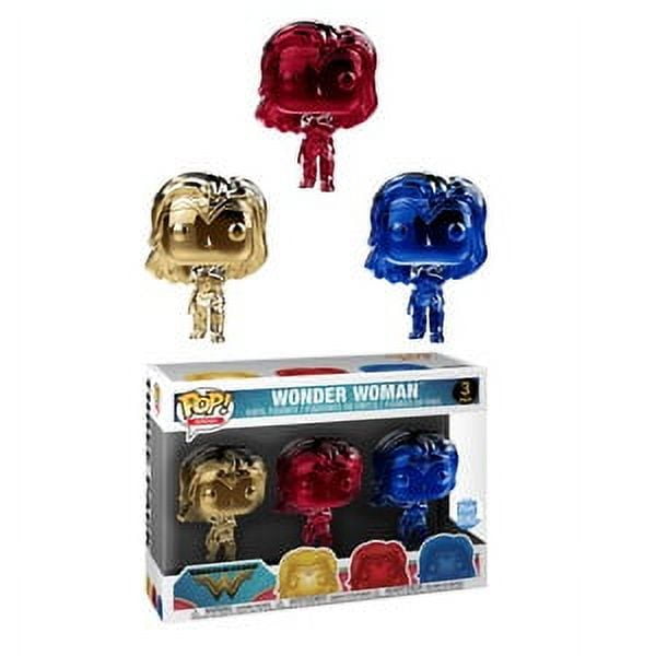 Funko POP! Wonder Woman (Gauntlets) (Chrome 3-Pack)