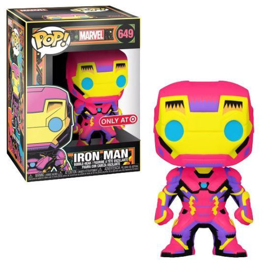 Funko POP! Marvel: Iron Man Black Light (Exclusive)