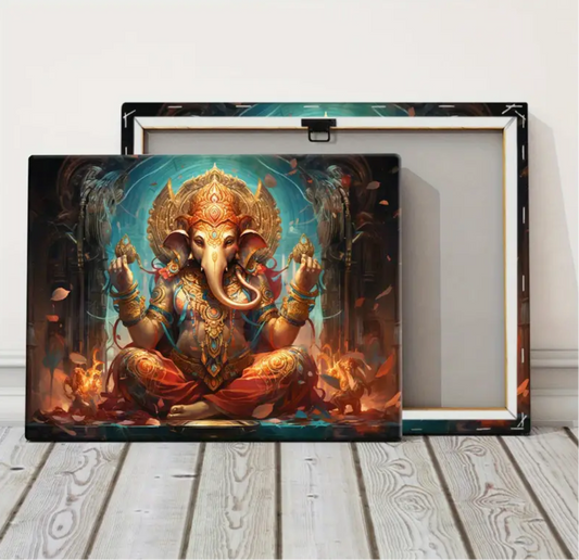 Ganesha Canvas Wall Art