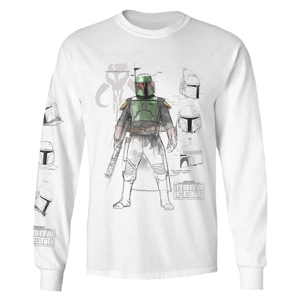 Geeknet Star Wars Boba Concepts Long Sleeve T-Shirt