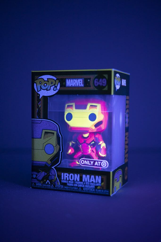 Funko POP! Marvel: Iron Man Black Light (Exclusive)