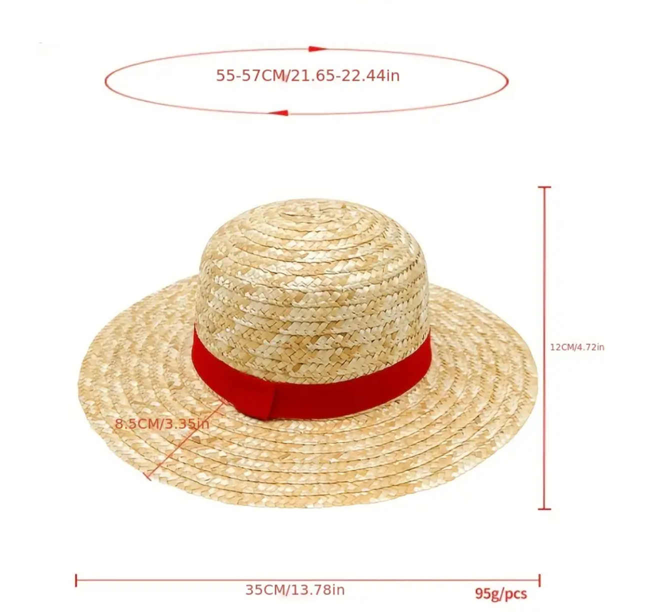 Monkey D. Luffy Live Action Hat