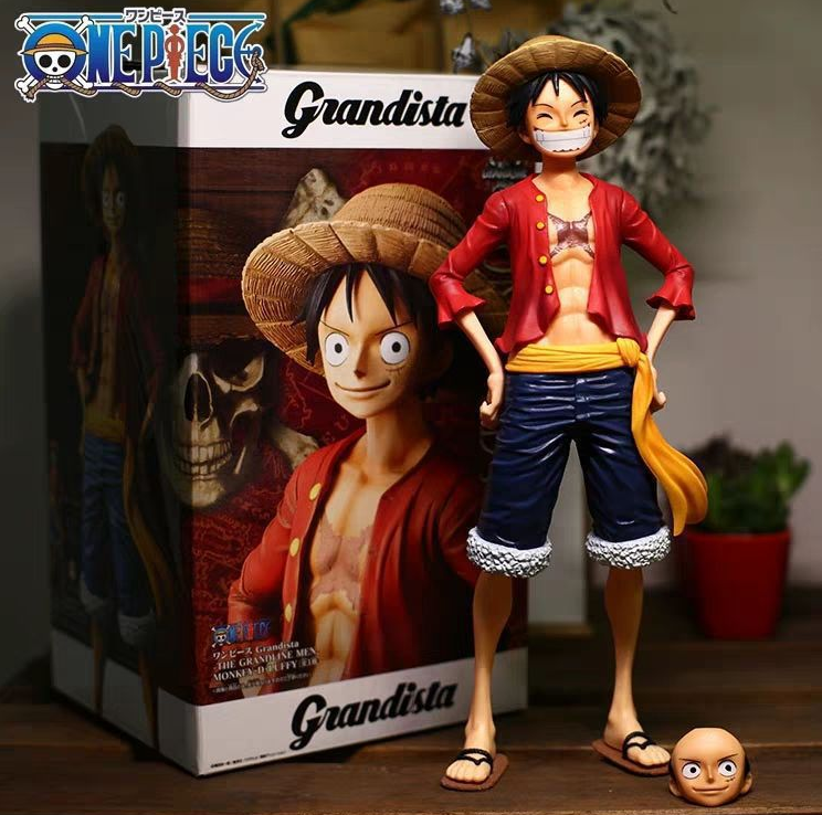 One Piece - Luffy Three Form Face Changing Action Figure