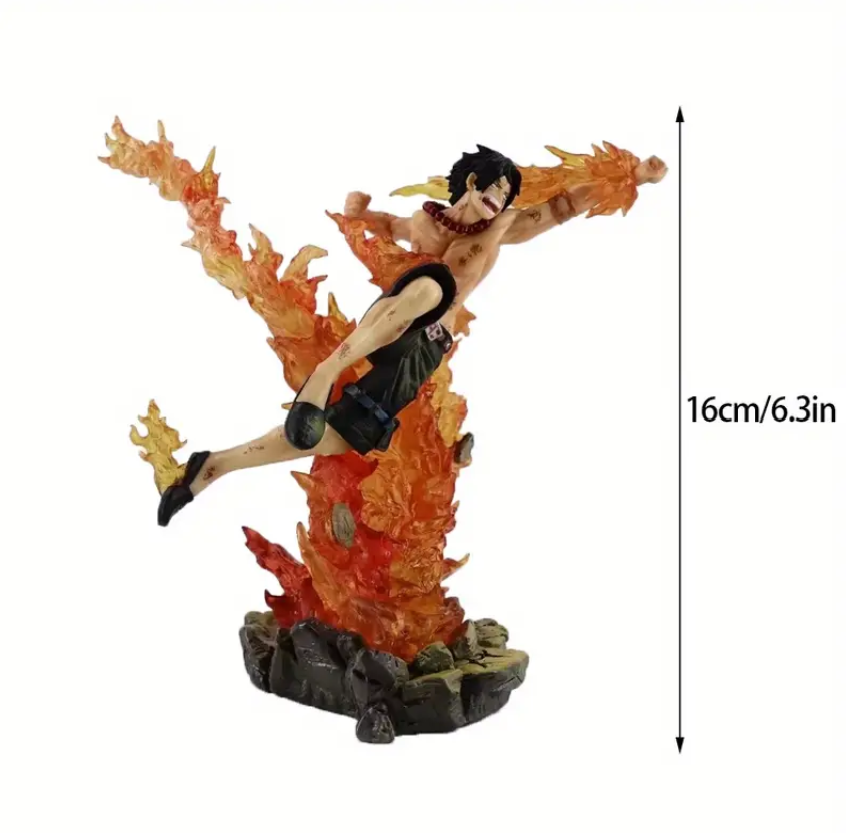 Portgas D. Ace Fire Fist Attack Flame Action Figure