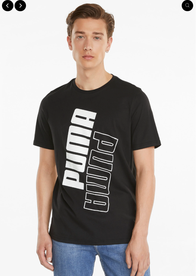 Puma Mens Power Logo Tee