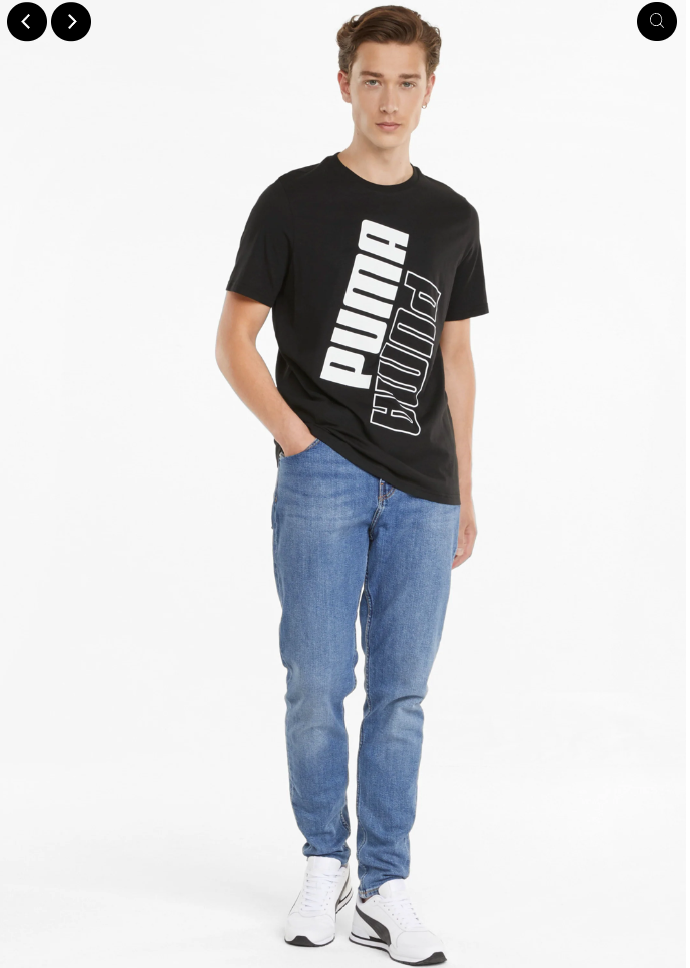 Puma Mens Power Logo Tee