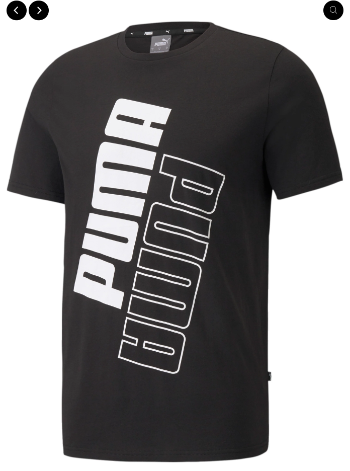 Puma Mens Power Logo Tee