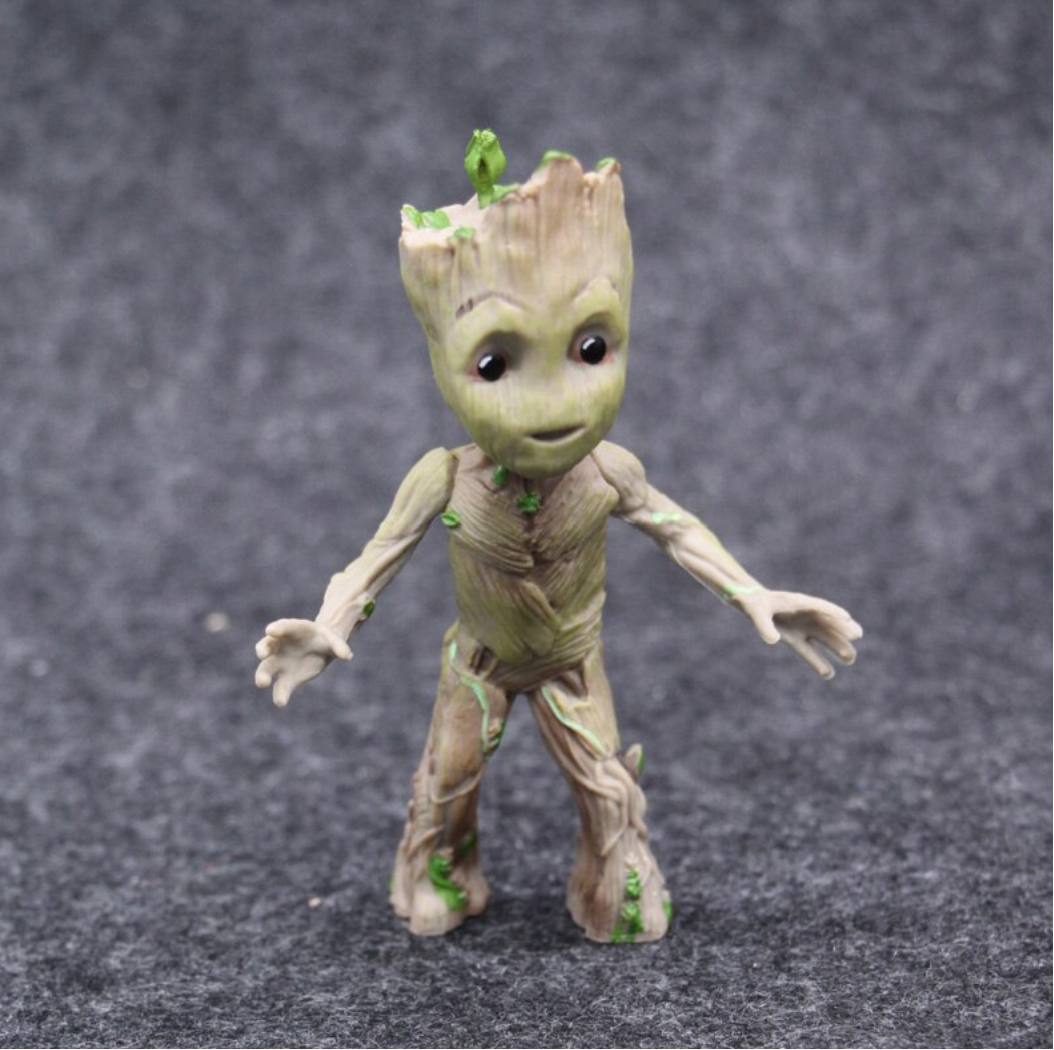 Tiny Baby Groot Action Figure