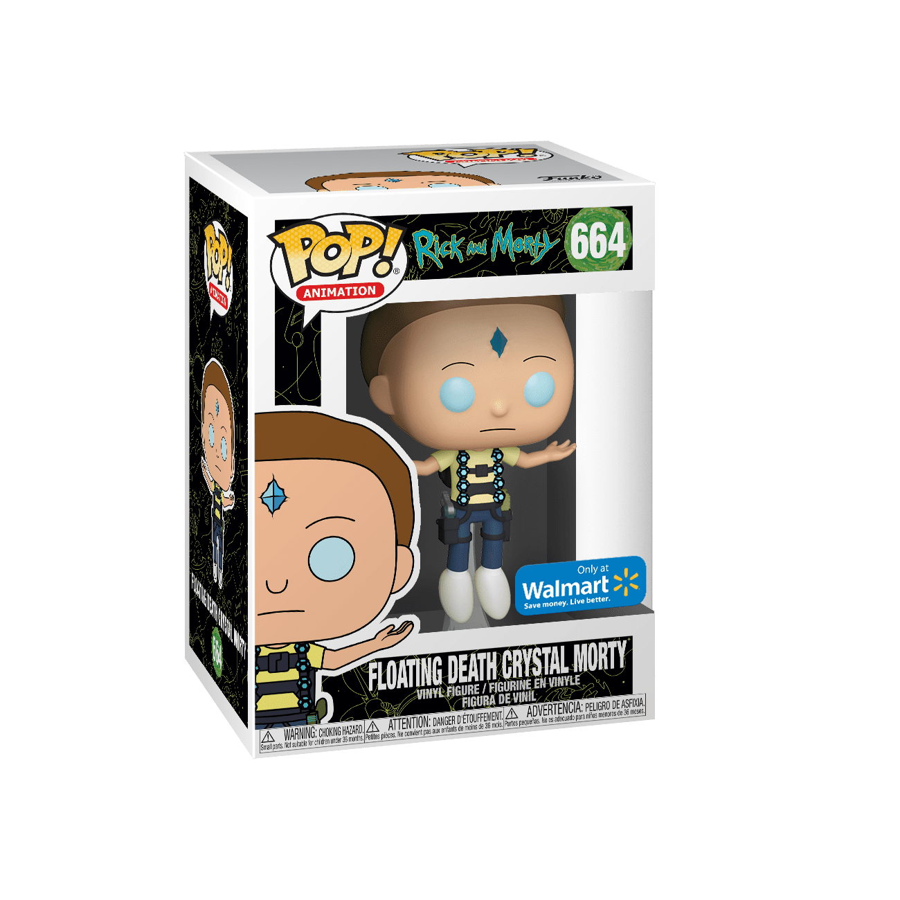 Funko Pop! Rick and Morty - Floating Death Crystal Morty #664