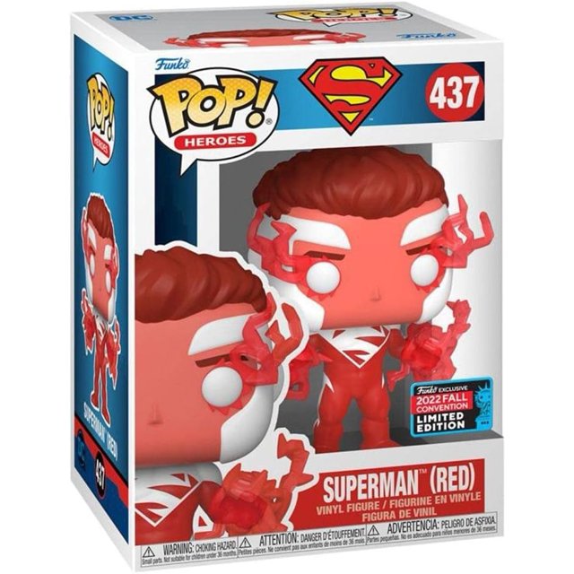 Funko POP! Heroes: DC - Superman (Red) #437