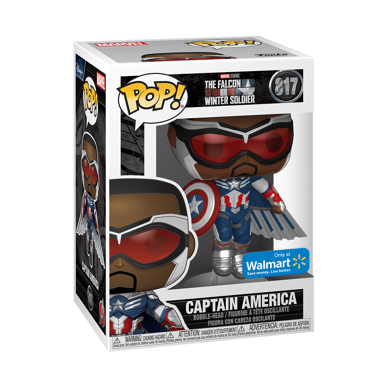 Funko POP! Marvel Studios The Falcon and the Winter Soldier Captain America