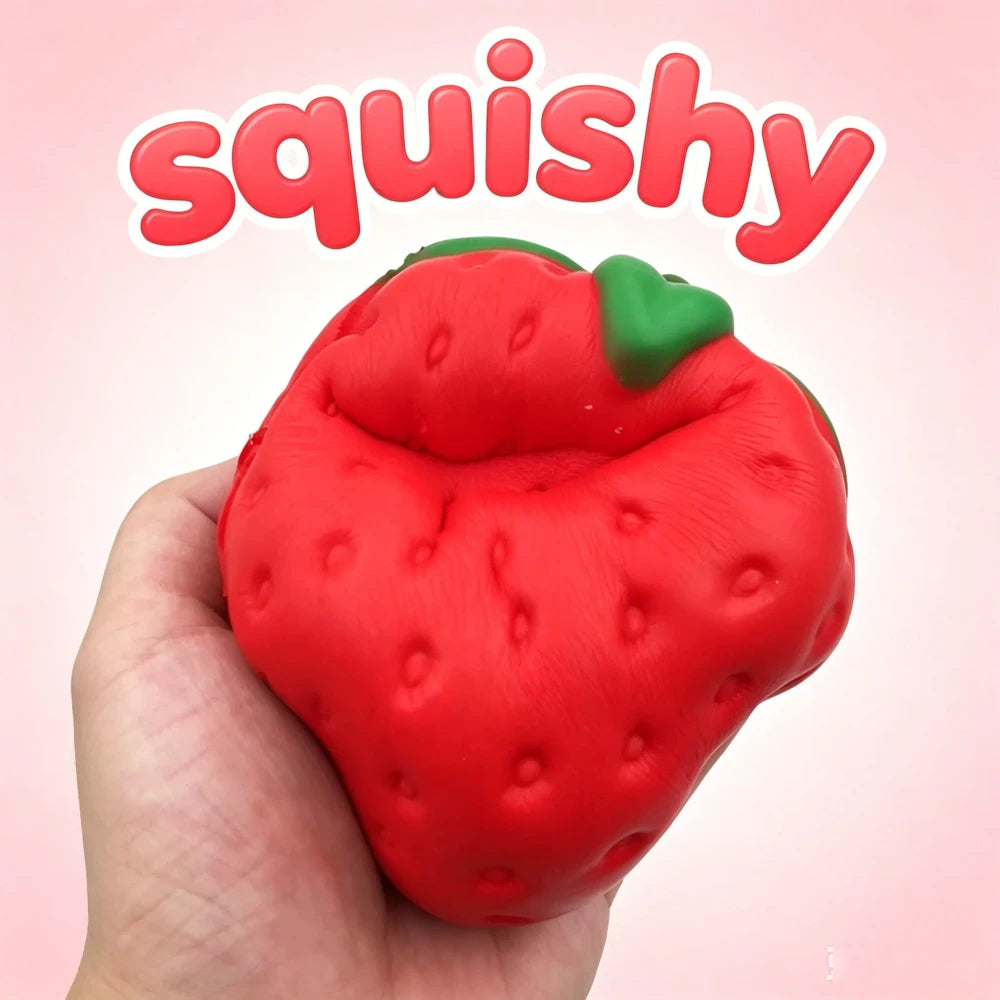 Super Jumbo Strawberry Stress Relief Toy