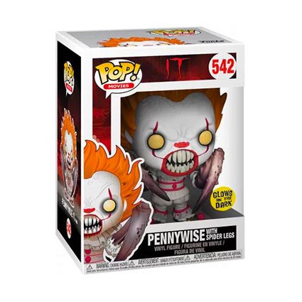 Funko POP! Movies: IT: Pennywise with Spider Legs (Glow in the Dark) #542