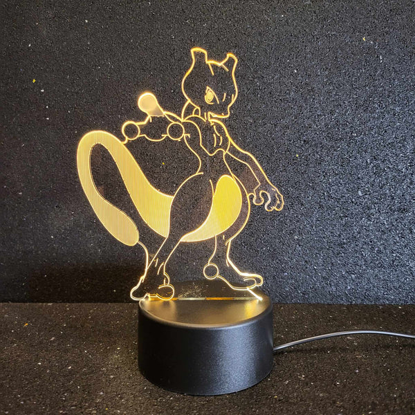 Mewtwo Pokémon 3D Lamp