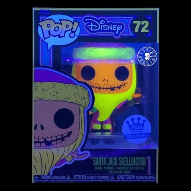 Funko POP! Disney: Santa Jack Skellington (Blacklight) #72