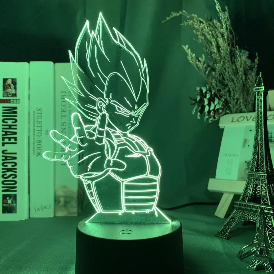 Dragon Ball Z Vegeta 3D Lamp