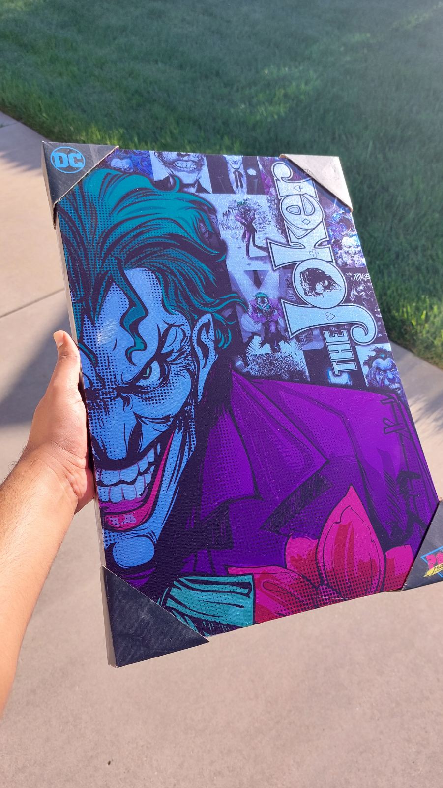 Joker Canvas Wall Art