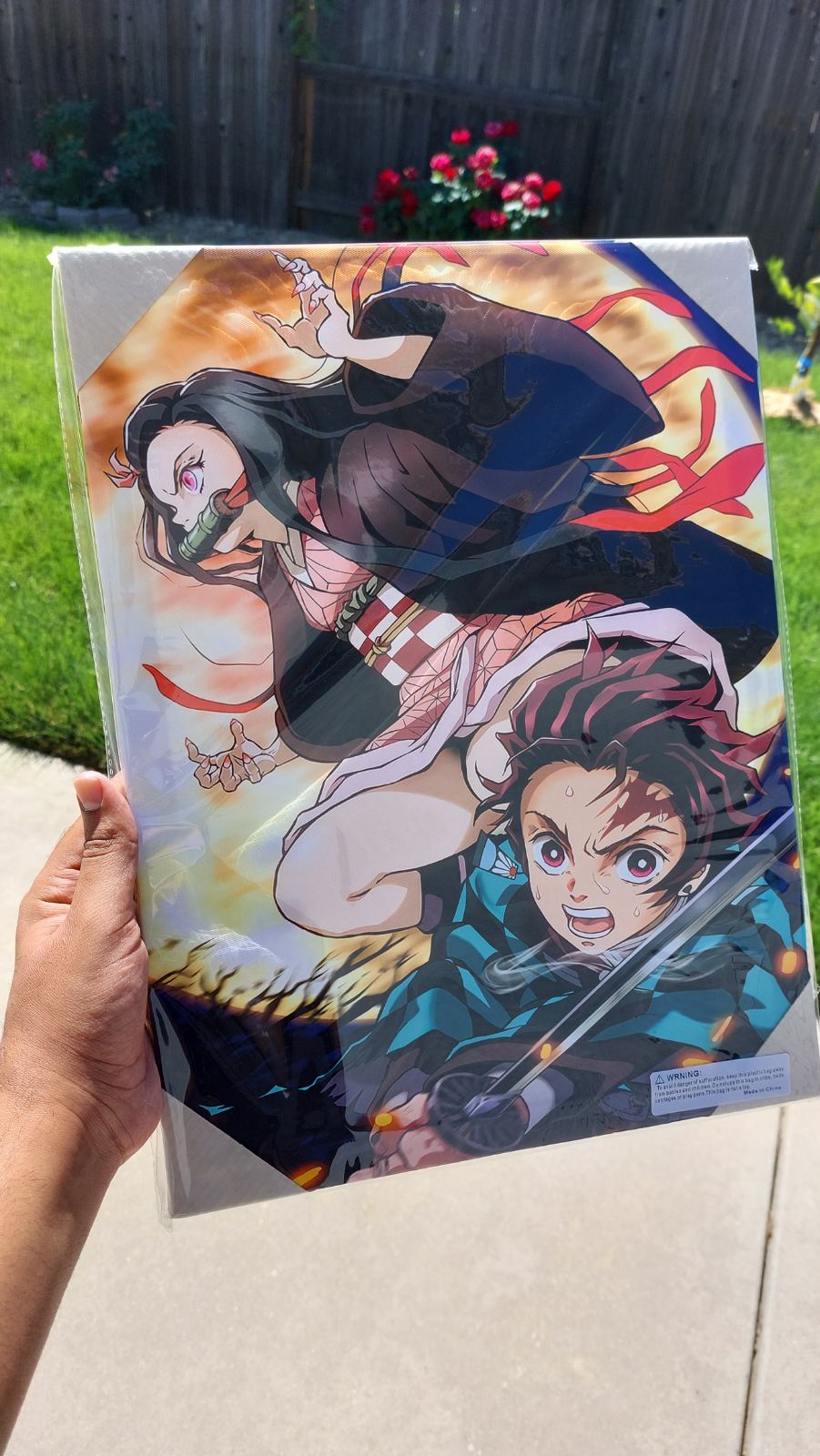 Tanjiro Nezuko Canvas Wall Art